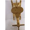 Image 4 : Wooden Rocking Horse 29.5" x 12" x 25"
