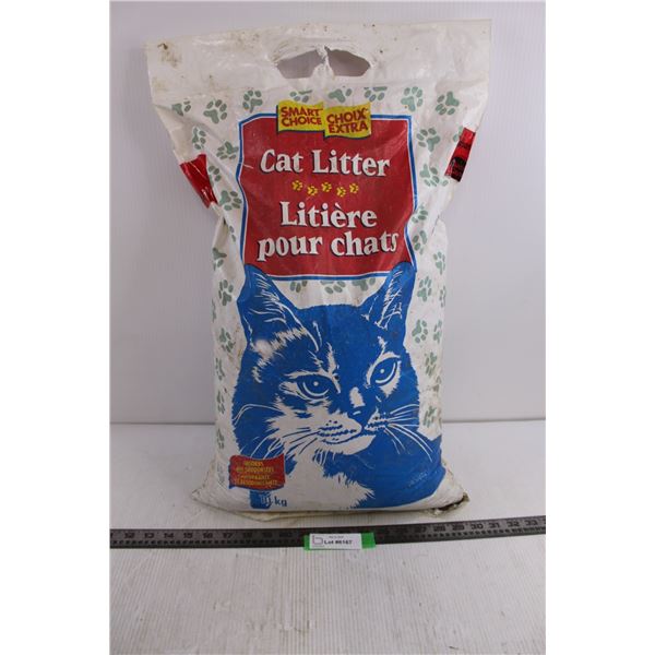 10 kg Bag of Smart Choice Cat Litter - Partial