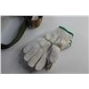 Image 6 : (4) Leather & Fabric Belts and (3) Pairs of Work Gloves