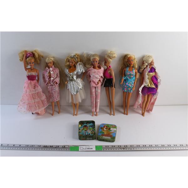 (7) Barbie Dolls and The Lion Guard 24 pc Puzzle