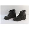 Image 3 : Faux Leather Ankle Boots - Size 9