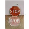 Image 1 : (2) STOP Road Signs 24'' x 24''