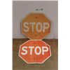 Image 1 : (2) STOP Road Signs 24'' x 24''