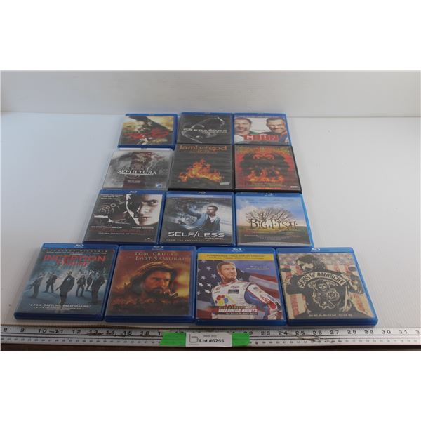 (13) Blu Ray & DVD Movies - 300 Spartans, The Last Samurai and Predators