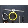 Image 3 : (15) Assorted Watches - As Is and Yellow Plastic Bracelet