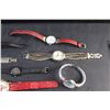 Image 6 : (15) Assorted Watches - As Is and Yellow Plastic Bracelet