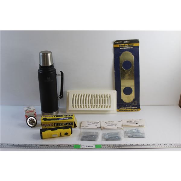 Stanley Water Bottle, Thermostat, Anchor Screws, Door Hardware, Floor Vent Cover and Ultra Violet Fl