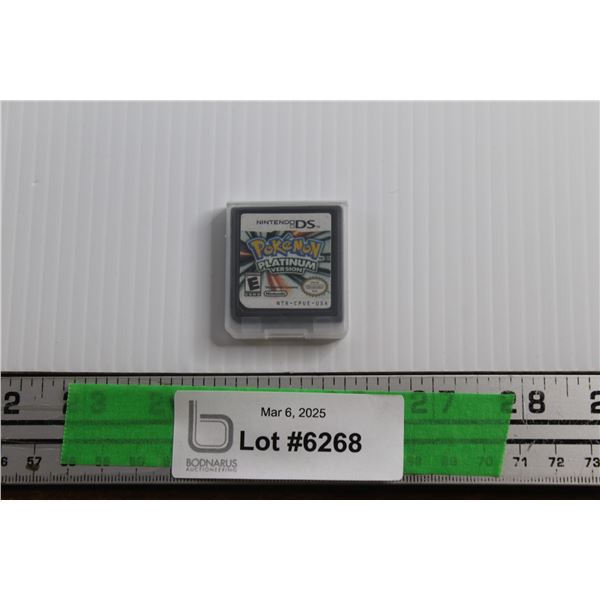 Nintendo DS Pokemon Platinum Version Game Cartridge - Cannot Authenticate