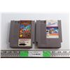 Image 1 : (2) Nintendo Entertainment System Game Cartridges - Data East Karnov and City Connection