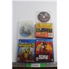 Image 1 : Sony Playstation 1 & 4 (PS1 & PS4) Games - Borderlands 3, Red Dead Redemption II & Oddworld and Ramb