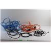 Image 1 : Extension Cords, HDMI Cables and Assorted Charging Cables - As Is