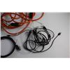 Image 5 : Extension Cords, HDMI Cables and Assorted Charging Cables - As Is
