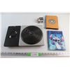 Image 1 : Microsoft Xbox DJ Hero Turntable, Explore One Wi Fi HD Action Camera - As Is and (2) Book Covers
