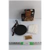 Image 1 : 6'' Cast Iron Skillet & Cinnamon Roll Kit - NIB