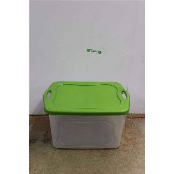 *Sterilite Plastic Tote with Lid 24'' x 18'' x 13''