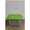 Image 1 : *Sterilite Plastic Tote with Lid 24'' x 18'' x 13''