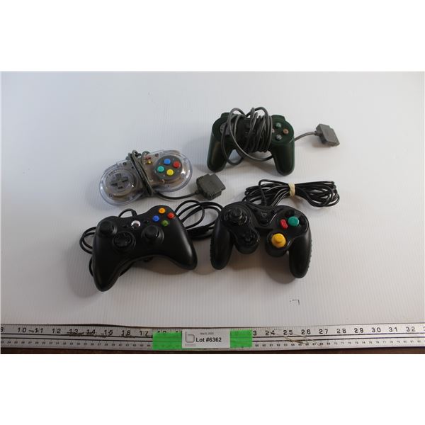 (4) Gaming Console Controllers - As Is