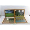 Image 1 : (4) Framed Scenery Landscape Photos- All 15'' x 12''