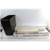 Image 1 : Metal Rectangular Garbage Can ,(5) Layout Map Posters, Largest Is 47'' x 33''