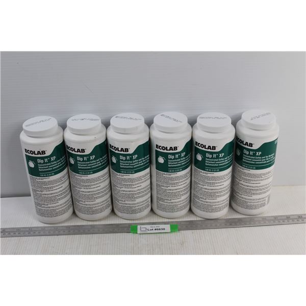 (6) Unopened Containers Of Ecolab Concentrated Coffee & Tea Destainer- All NIB