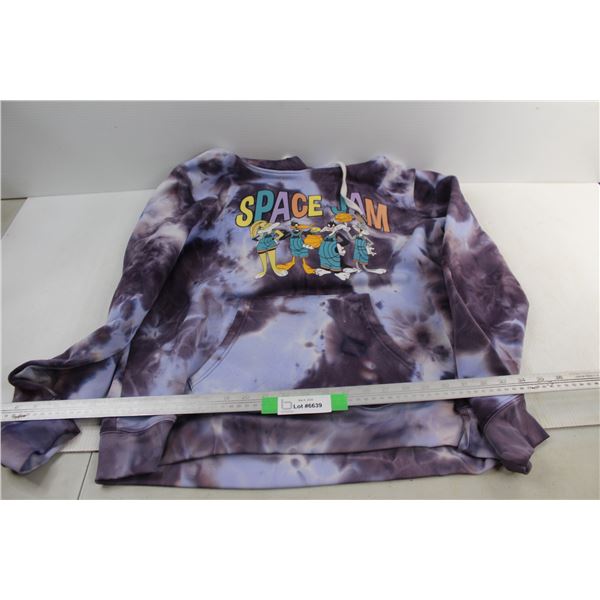 Space Jam Tie- Dye Hoodie- Size Large