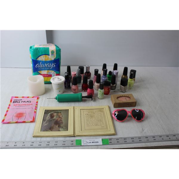 Nail Polish, Always Pads, Self-Heating Patch, Misc.