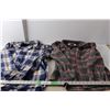 Image 1 : (2) Men's Plaid Shirts Quiksilver & Lucky Brand- L/XL