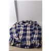 Image 2 : (2) Men's Plaid Shirts Quiksilver & Lucky Brand- L/XL
