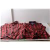 Image 1 : (2) Men's Plaid Shirts Quiksilver- Missing Button & Cambridge Dry Goods- L/XL