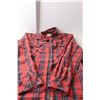 Image 2 : (2) Men's Plaid Shirts Quiksilver- Missing Button & Cambridge Dry Goods- L/XL