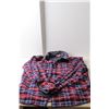 Image 2 : (2) Men's Plaid Shirts- Rip Curl & Hudson North- M/XL