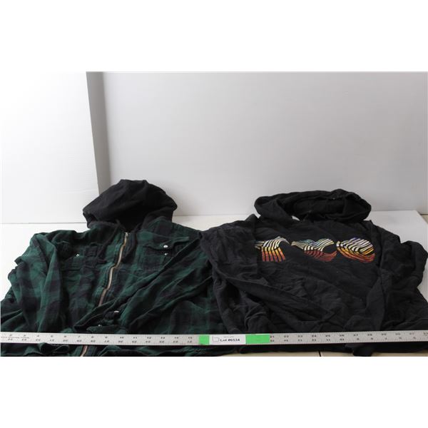 (2) Men's Hoodies-M