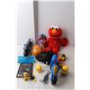 Image 3 : (2) Elmo Figurines- Needs Batteries, Barbie, Toy Vehicles, Misc.