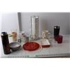 Image 1 : (8) Coffee Mugs, Mug Stand, Butter Dish, Misc.