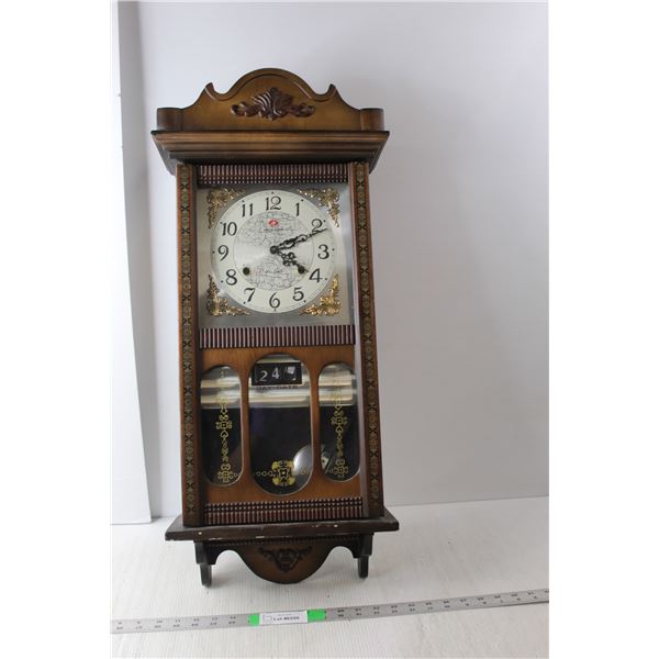 Grandmother Clock 31" Tall- Untested