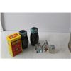 Image 3 : (2) Pairs of Salt & Pepper Shakers, Vintage Rose Tin, Misc.