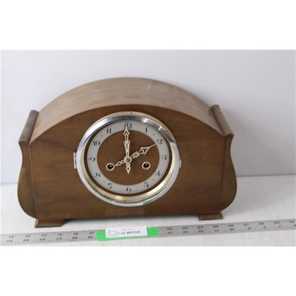 Vintage Wood Chime Clock 14" Long