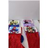 Image 2 : Kids' Lot- (4) Christmas Stockings, Spiderman Figurine- Stuffies, Needs Batteries, Misc.