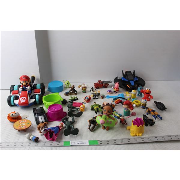 Kids' Figurines- Mario Kart, Monsters Inc., Batman, Misc.