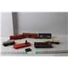 Image 1 : Model Plastic Train Cars- Canadian Pacific, Night Before Christmas, Misc. Up to 7" Long