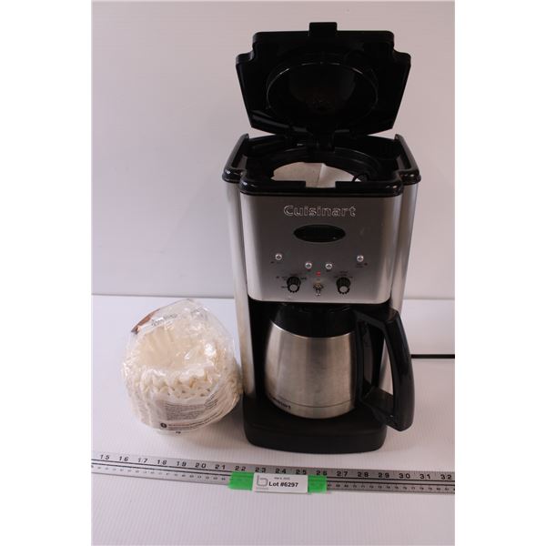 Cuisinart Coffee Maker with Carafe and Filters (Powers on)