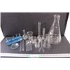 Image 1 : Lab Equipment. Various Test Tubes, Beakers,stands etc.