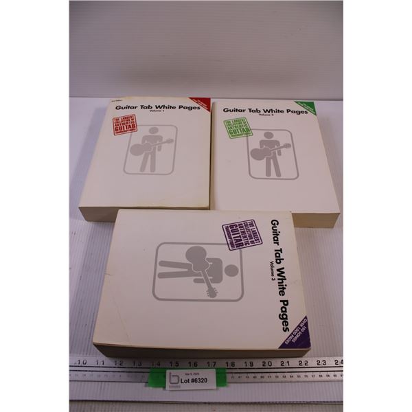 Guitar Tab White Pages Volume 1,2 &3 by Hal/Leonard