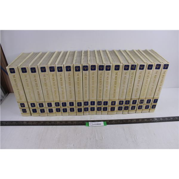 (19) New Book of Knowledge Encyclopedias (Incomplete Set)