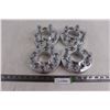 Image 1 : Set of 4 Hub Wheel Spacers Adaptors #119630 5x110/5x110-65.1HC-12x1.25-1" 612910