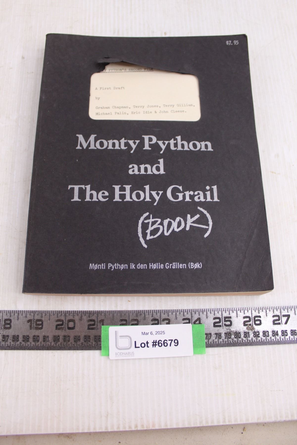 Monty Python and the Holy Grail Book - Bodnarus Auctioneering