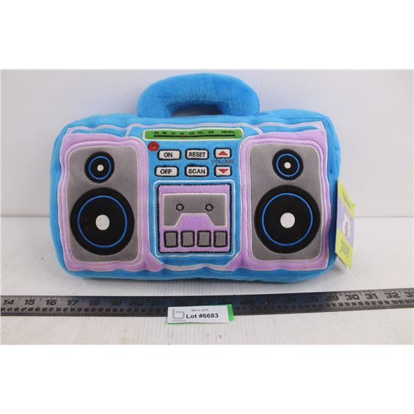 toyhouse Ghetto Blaster Pillow with Battery Pack - Needs Batteries