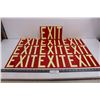 Image 1 : (10) Neolite Exit Signs 10.25" x 6.25"