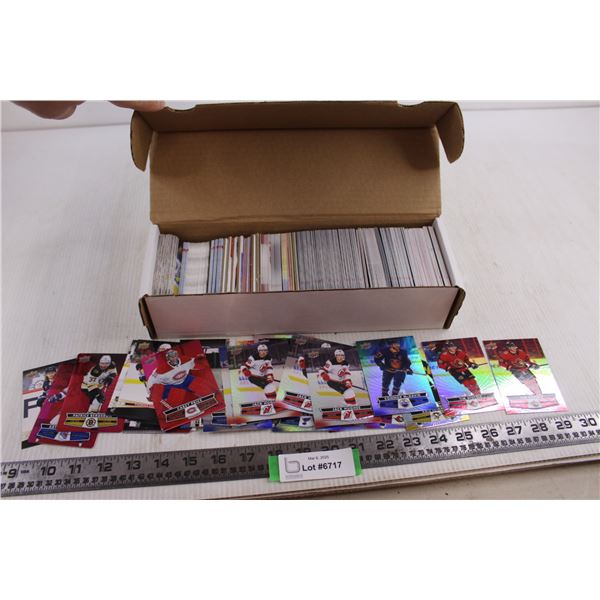 661 Upper Deck NHL Hockey Cards with Storage Box - Appears to be Partial Lot