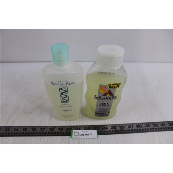 LA Looks Hair Gel & Avon Skin-so-Soft Bath Oil - Both are Partial - CANNOT BE SHIPPED!!!